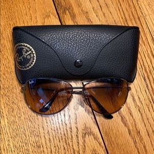 Ray-Ban Aviator Sunglasses Silver RB3293